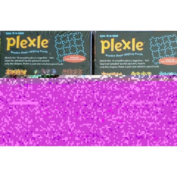 Plexle Wood & Gold Puzzles - Picture 2 of 2